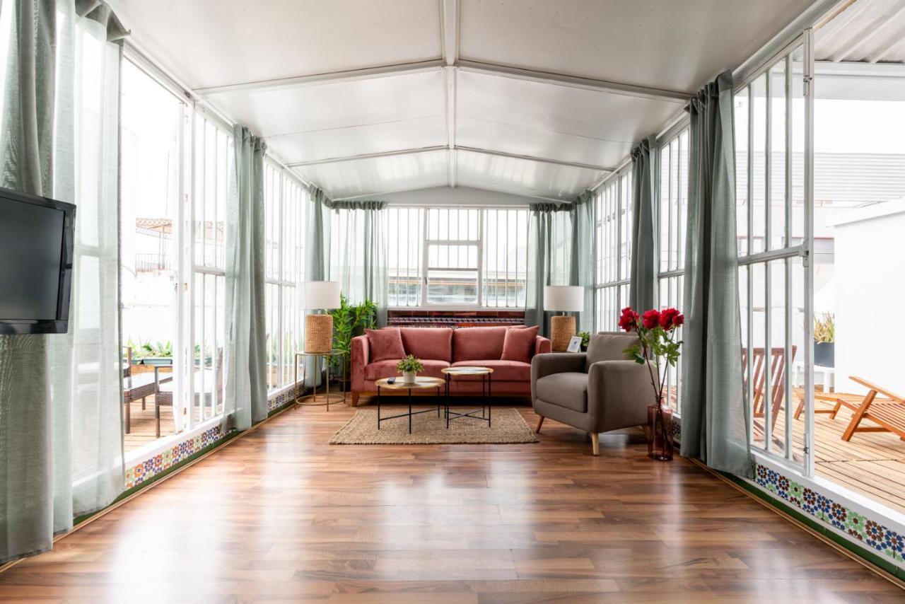 セビリアPlaza Nueva Terrazaアパートメント エクステリア 写真